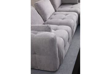 Yvara Sofa 3-sits - Grå - Møbler - Sofaer - Modulsofaer - Komplett modulsofa