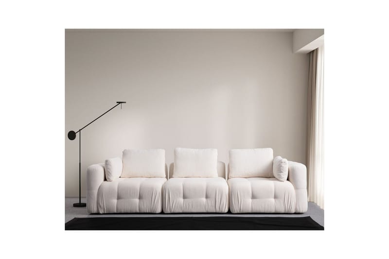 Yvara Sofa 3-sits - Hvit - Møbler - Sofaer - Sofa 3 seter