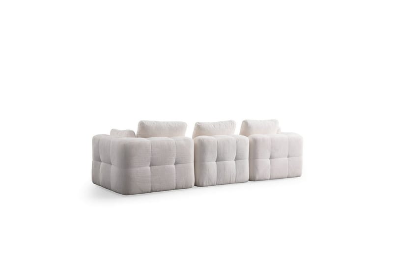 Yvara Sofa 3-sits - Hvit - Møbler - Sofaer - Sofa 3 seter