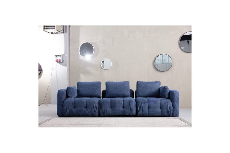 Yvara Sofa 3-sits - Marineblå - Møbler - Sofaer - Sofa 3 seter