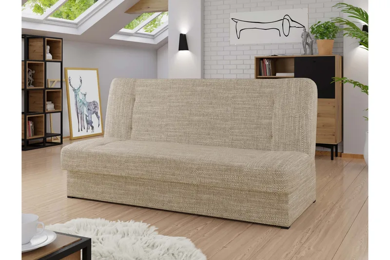 Zelka Sovesofa 2-Seter - Beige - Møbler - Sofaer - Sovesofaer