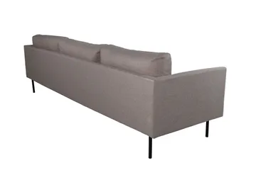 Zoom 3-seter Dyp Sofa 260 cm i Stoff - Brun - Møbler - Sofaer - Sofa 3 seter