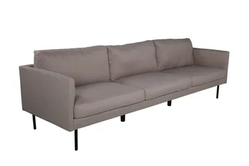 Zoom 3-seter Dyp Sofa 260 cm i Stoff - Brun - Møbler - Sofaer - Sofa 3 seter