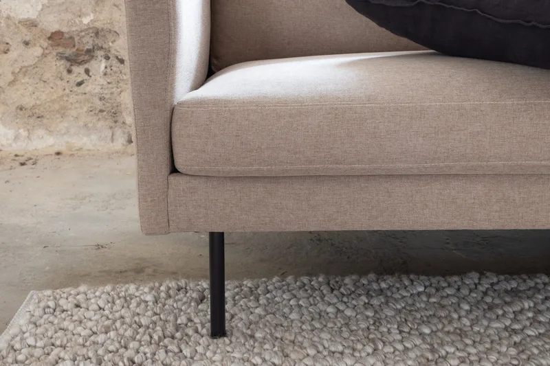Zoom 3-seter Dyp Sofa 260 cm i Stoff - Brun - Møbler - Sofaer - Sofa 3 seter