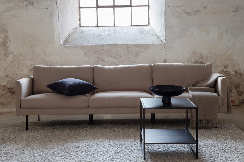 Zoom 3-seter Dyp Sofa 260 cm i Stoff - Brun - Møbler - Sofaer - Sofa 3 seter