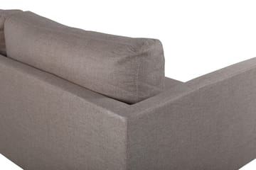 Zoom 3-seter Dyp Sofa 260 cm i Stoff - Brun - Møbler - Sofaer - Sofa 3 seter