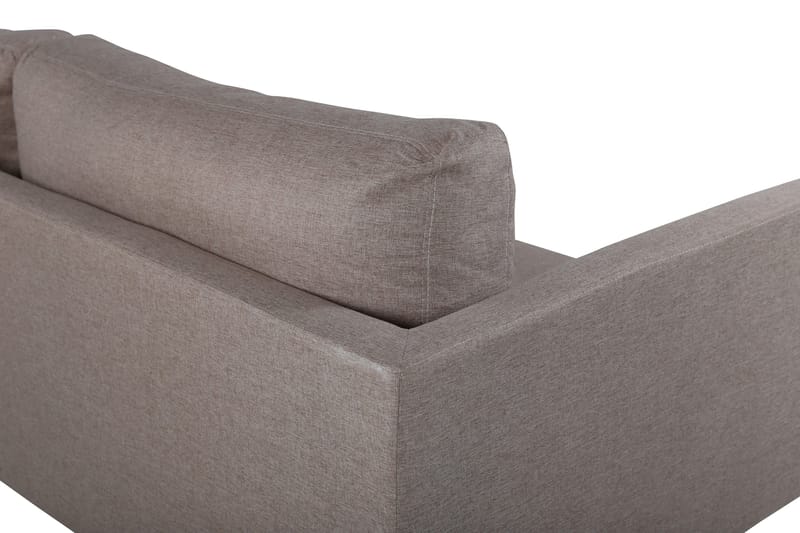 Zoom 3-seter Dyp Sofa 260 cm i Stoff - Brun - Møbler - Sofaer - Sofa 3 seter