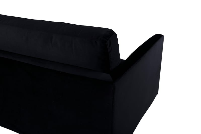 Zoom 3-seter Sofa Fløyel - Svart - Møbler - Sofaer - Fløyel sofaer