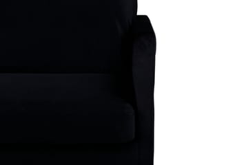 Zoom 3-seter Sofa i Fløyel - Svart - Møbler - Sofaer - Fløyel sofaer