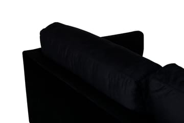 Zoom 3-seter Sofa i Fløyel - Svart - Møbler - Sofaer - Fløyel sofaer