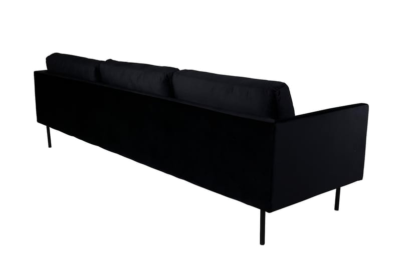 Zoom 3-seters Sofa - Svart - Sofa 3 seter