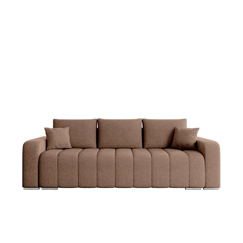 Zulueta 3-seters sovesofa - brun - Møbler - Sofaer - Sovesofaer
