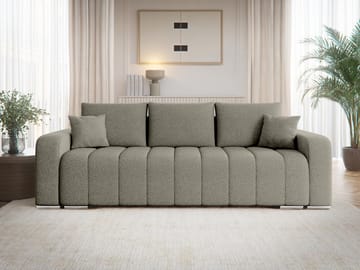 Zulueta 3-seters sovesofa - grå - Møbler - Sofaer - Sovesofaer
