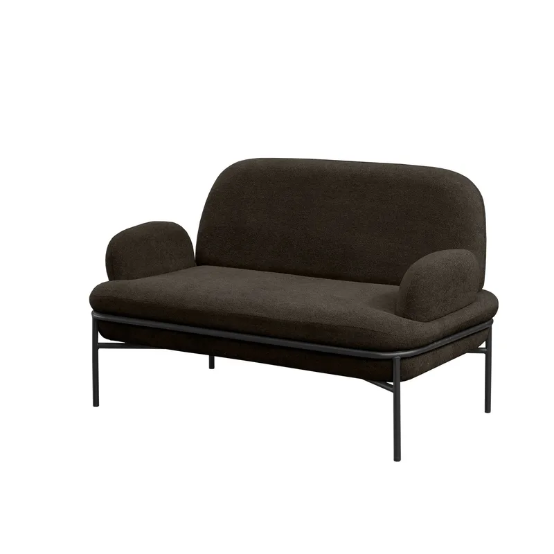 Zyricus 2-seters sofa Teddy, Antrasitt