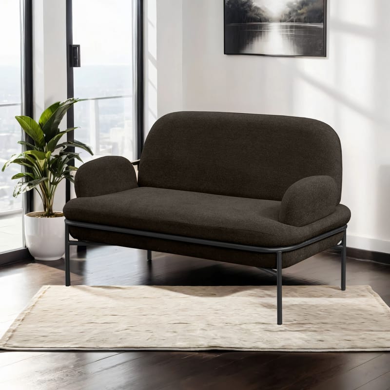 Zyricus 2-seters sofa Teddy - Antrasitt - Møbler - Sofaer - 2 seter sofa