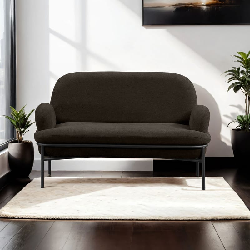 Zyricus 2-seters sofa Teddy - Antrasitt - Møbler - Sofaer - 2 seter sofa