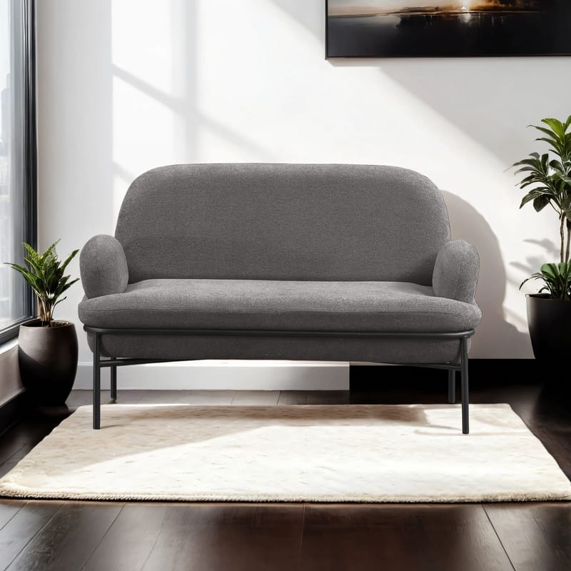 Zyricus 2-seters sofa Teddy - Grå - Møbler - Sofaer - 2 seter sofa