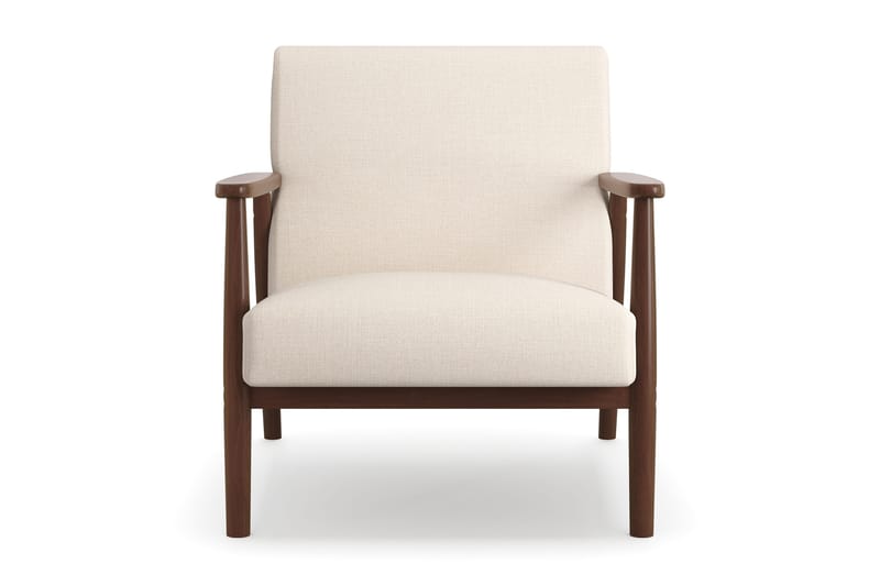 Ängsbro Lenestol Stoff - Beige - Møbler - Stoler & lenestoler - Lenestoler