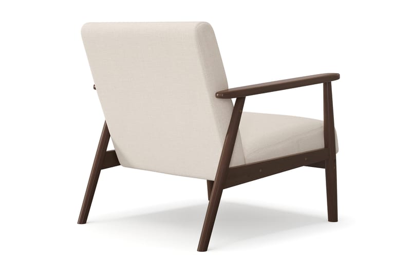 Ängsbro Lenestol Stoff - Beige - Møbler - Stoler & lenestoler - Lenestoler