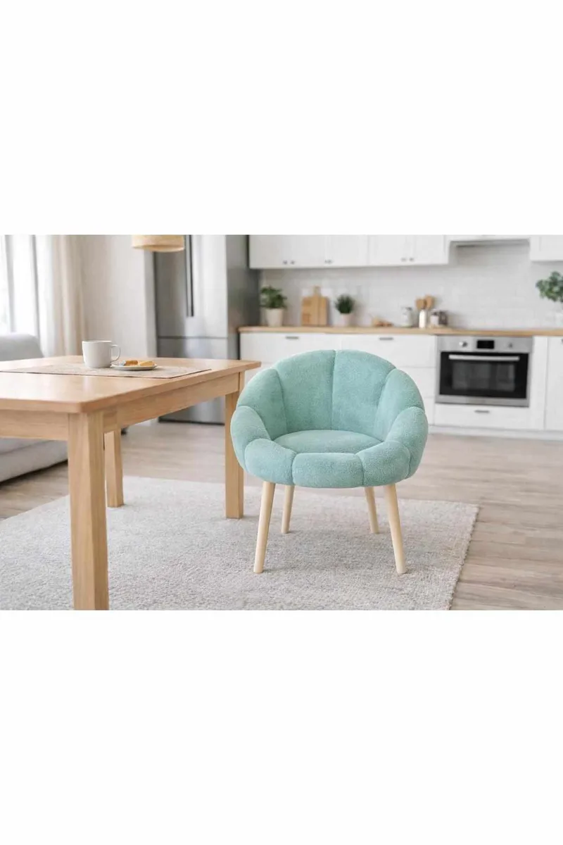 Ørelappstol Atelier Del Sofa Papatya (70 x 110 x 70 cm) Grønn - Møbler - Stoler & lenestoler - Lenestoler