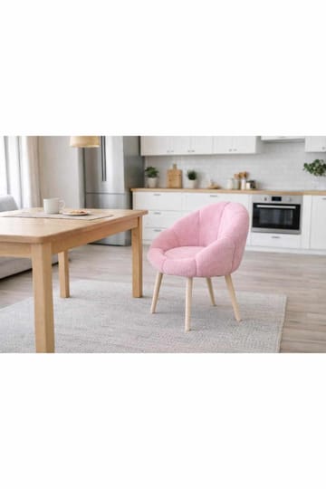 Ørelappstol Atelier Del Sofa Papatya (70 x 110 x 70 cm) Rosa - Møbler - Stoler & lenestoler - Lenestoler