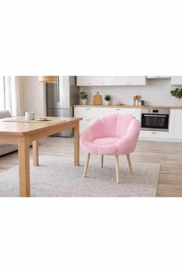 Ørelappstol Atelier Del Sofa Papatya (70 x 110 x 70 cm) Rosa - Møbler - Stoler & lenestoler - Lenestoler