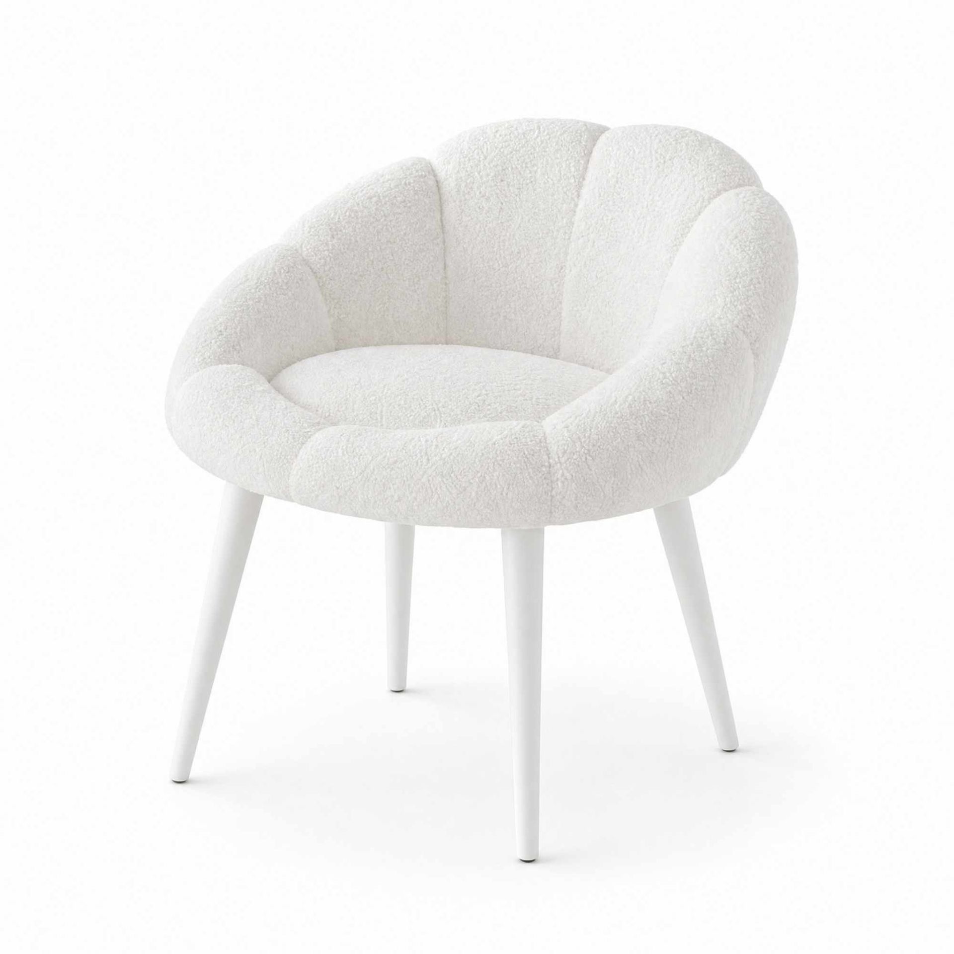 Ørelappstol Atelier Del Sofa Papatya (70 x 110 x 70 cm) Hvit -