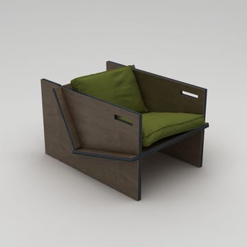 Ørelappstol Homitis Winner (74 x 57 x 92 cm) Grønn - Svart og grønn - Møbler - Stoler & lenestoler - Lenestoler