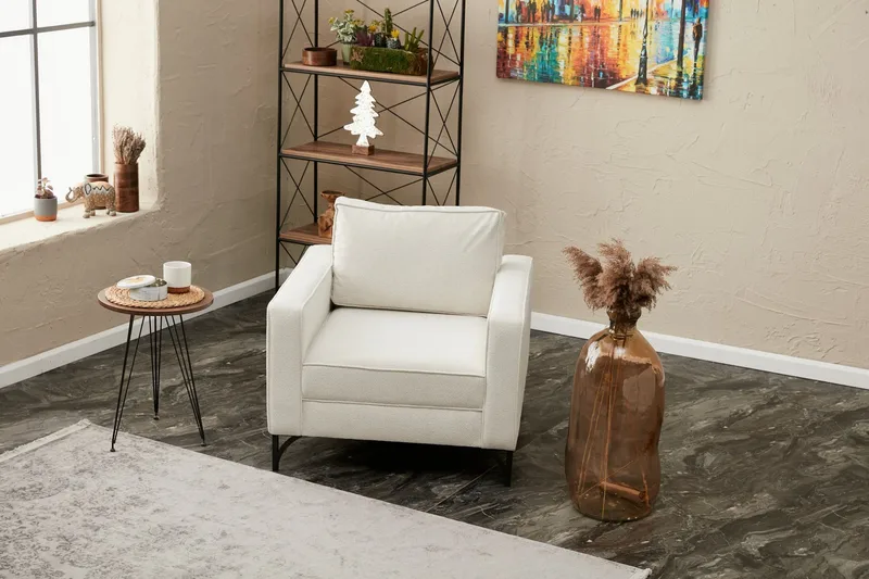 Retzow Lenestol - Beige - Møbler - Stoler & lenestoler - Lenestoler