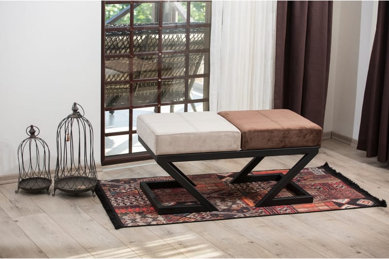Bosona Krakk 90 cm - Beige/Brun - Møbler - Stoler & lenestoler - Krakk