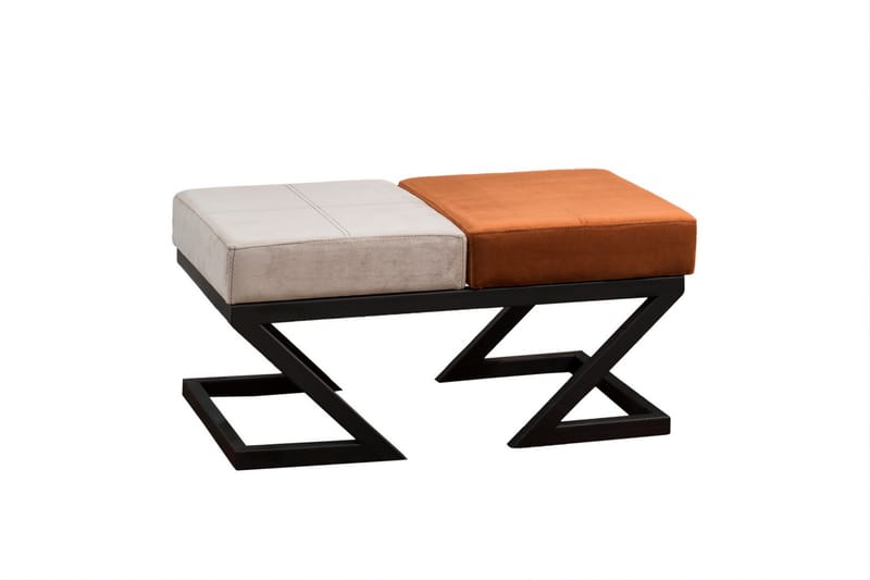Bosona Krakk 90 cm - Beige/Oransje - Møbler - Stoler & lenestoler - Krakk