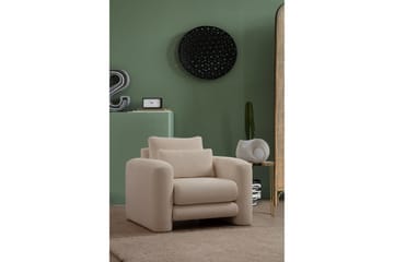 Makhan Lenestol - Lys beige - Møbler - Stoler & lenestoler - Lenestoler