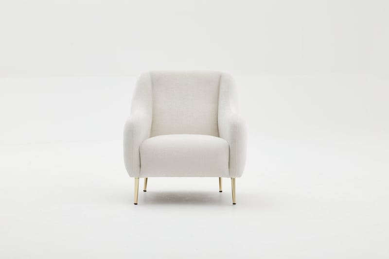 Devika Lenestol - Lys beige - Møbler - Stoler & lenestoler - Lenestoler