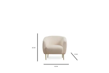 Revelstoke Lenestol - Beige - Møbler - Stoler & lenestoler - Lenestoler