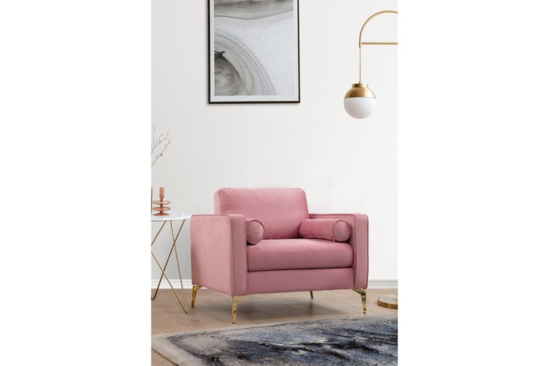 Mirrilnesh Lenestol - Rosa - Møbler - Stoler & lenestoler - Lenestoler