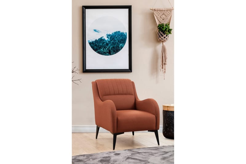 Daler Lenestol - Rød - Møbler - Stoler & lenestoler - Lenestoler