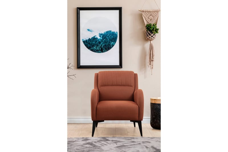 Daler Lenestol - Rød - Møbler - Stoler & lenestoler - Lenestoler