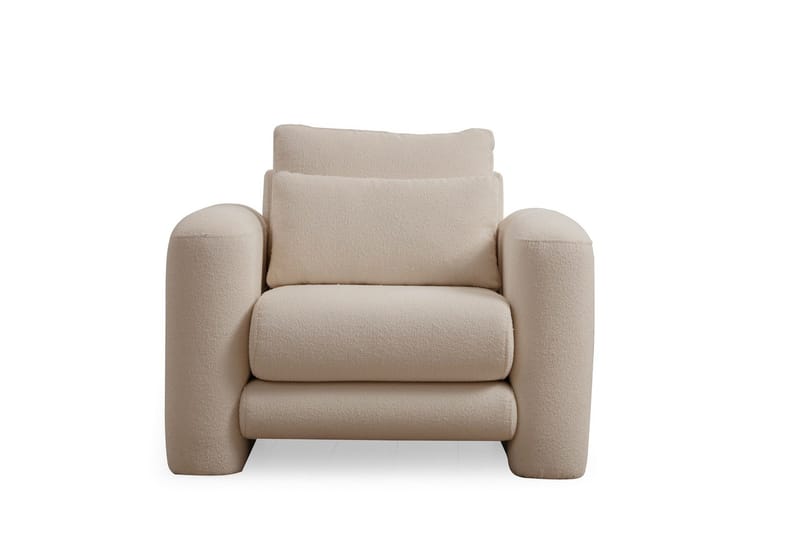 Makhan Lenestol - Lys beige - Møbler - Stoler & lenestoler - Lenestoler