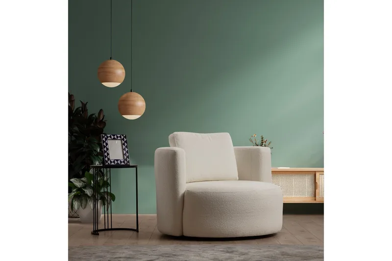 Azoula Lenestol - Beige - Møbler - Stoler & lenestoler - Lenestoler