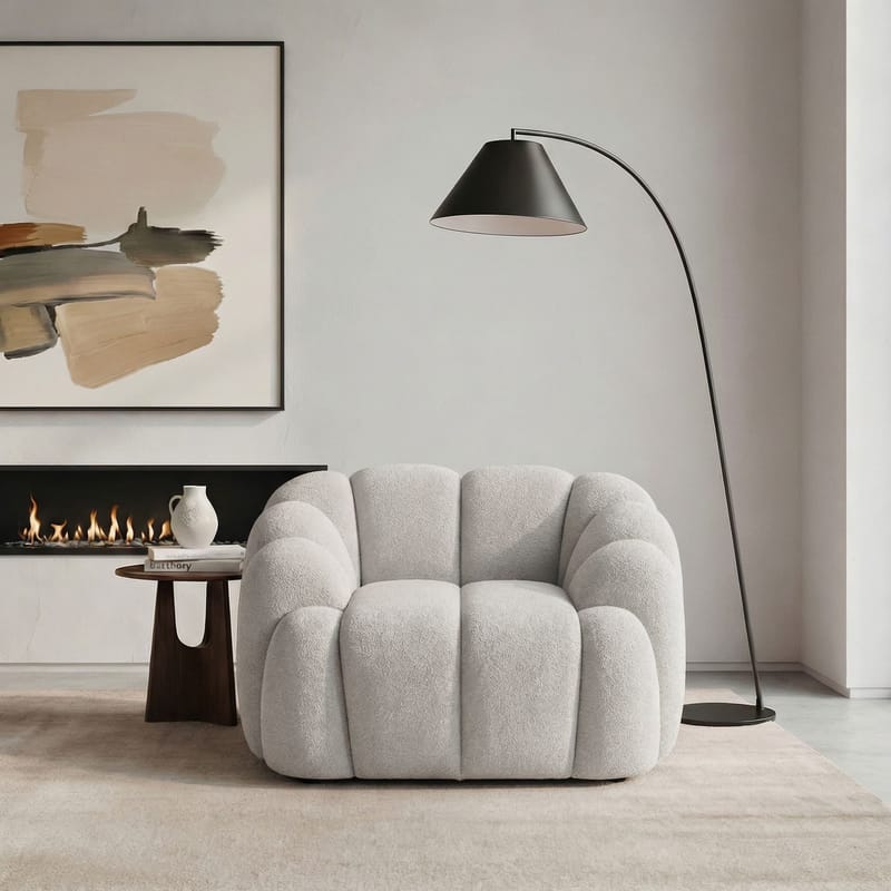 1-Seat Sofa Atelier Del Sofa Hvit - Møbler - Stoler & lenestoler - Lenestoler