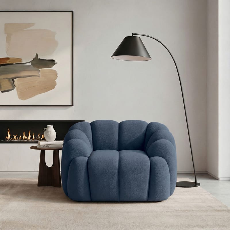 1-Seat Sofa Atelier Del Sofa Marineblå - Mørk blå - Møbler - Stoler & lenestoler - Lenestoler
