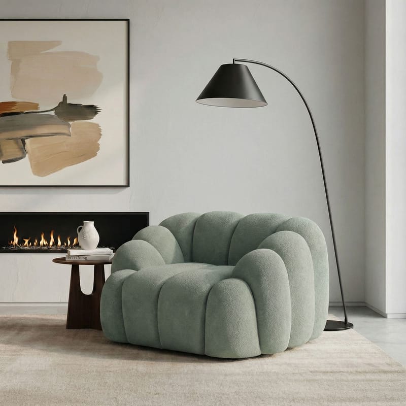 1-Seat Sofa Atelier Del Sofa Turkis - Møbler - Stoler & lenestoler - Lenestoler