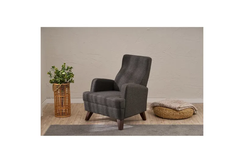 1-seters Sofa Iroulport Antrasitt - Antrasitt - Møbler - Stoler & lenestoler - Lenestoler