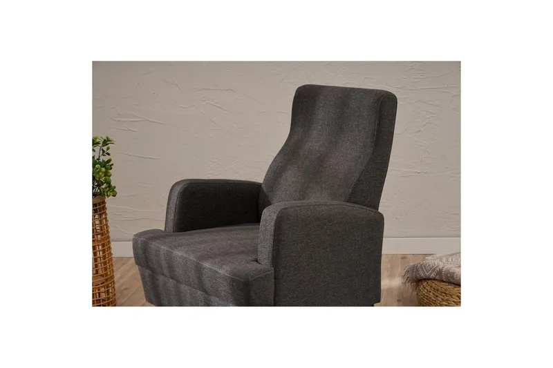 1-seters Sofa Iroulport Antrasitt - Antrasitt - Møbler - Stoler & lenestoler - Lenestoler