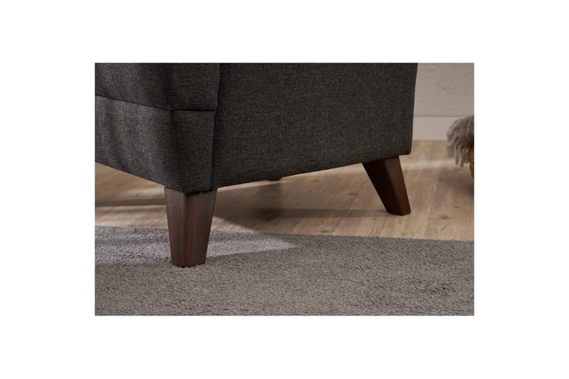 1-seters Sofa Iroulport Antrasitt - Antrasitt - Møbler - Stoler & lenestoler - Lenestoler