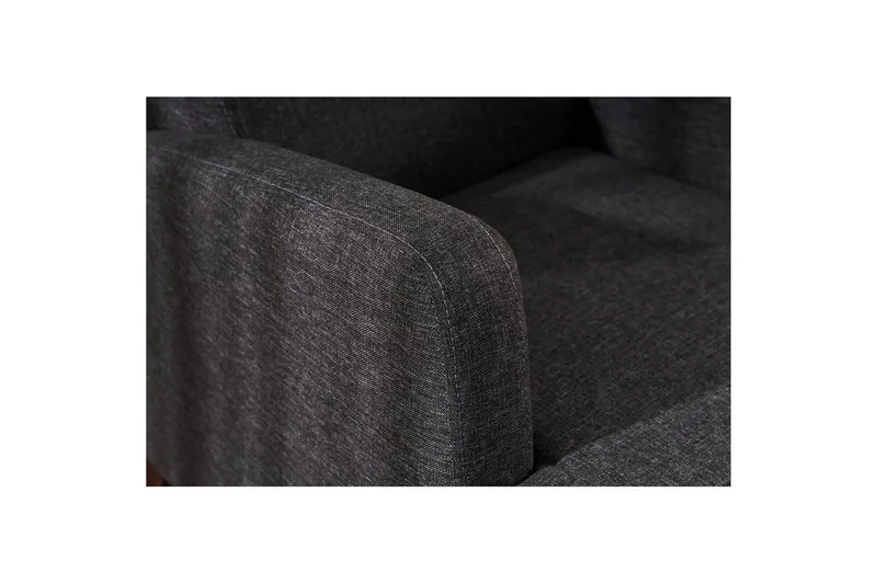 1-seters Sofa Iroulport Antrasitt - Antrasitt - Møbler - Stoler & lenestoler - Lenestoler