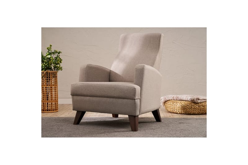 1-seters Sofa Iroulport Beige - Beige - Møbler - Stoler & lenestoler - Lenestoler