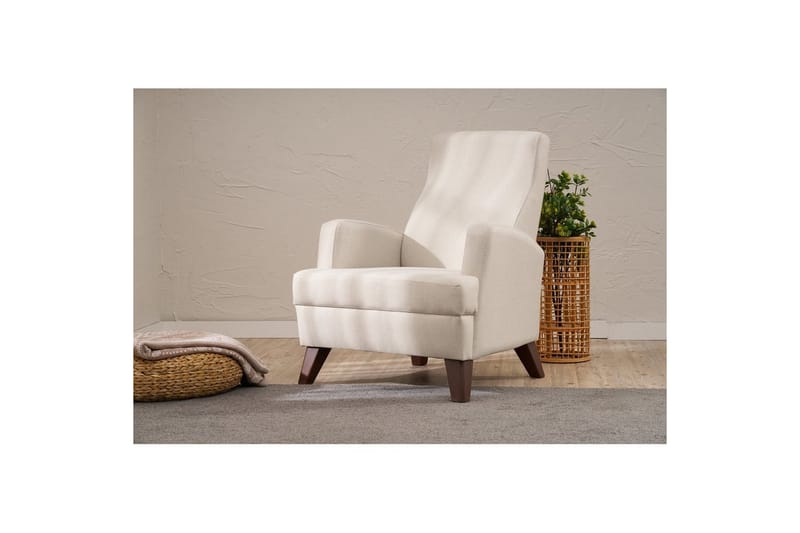 1-seters Sofa Iroulport Krem - Krem - Møbler - Stoler & lenestoler - Lenestoler
