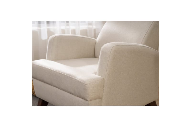1-seters Sofa Iroulport Krem - Krem - Møbler - Stoler & lenestoler - Lenestoler