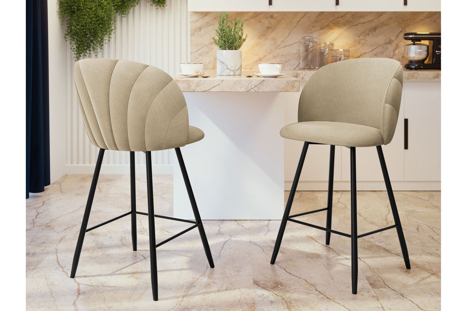 Aikka Barstol 105 cm - Beige - Møbler - Stoler & lenestoler - Barstoler